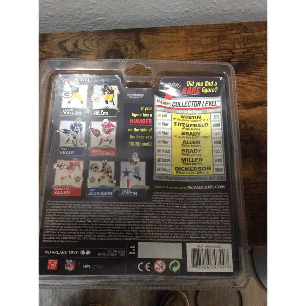 Aaron Rodgers #12 McFarlane Series 27 Sealed 2011 NFL Green Bay Packers